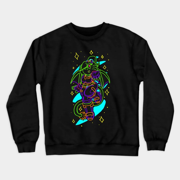 Blacklight Arrow Crewneck Sweatshirt by spdy4